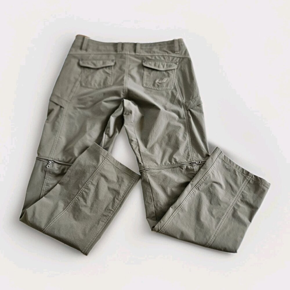Kuhl Convertible Pants Womens 12 Regular Olive Khaki Anika Softshell Outdoors - Picture 16 of 16